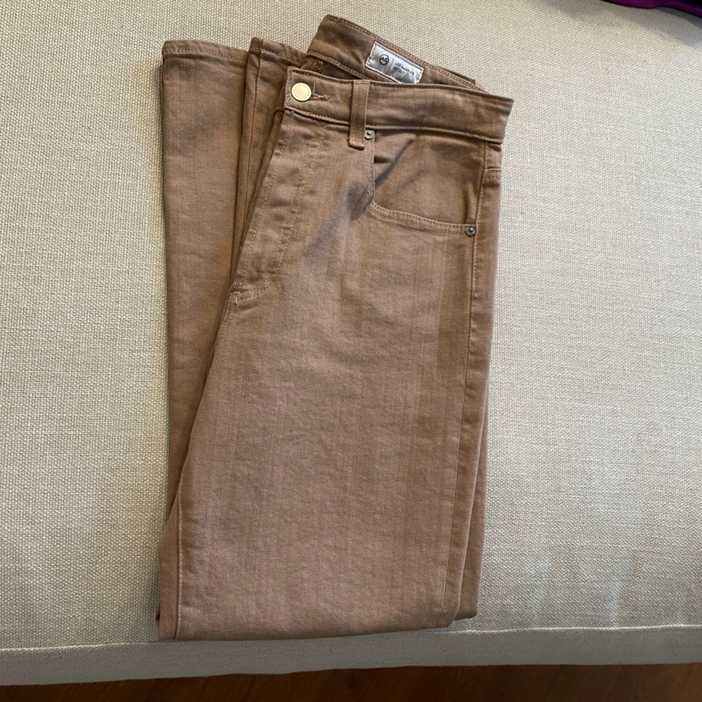 AG Adriano Goldschmied Kinsley Pop Crop women’s jean size 29 Almond Biscotti